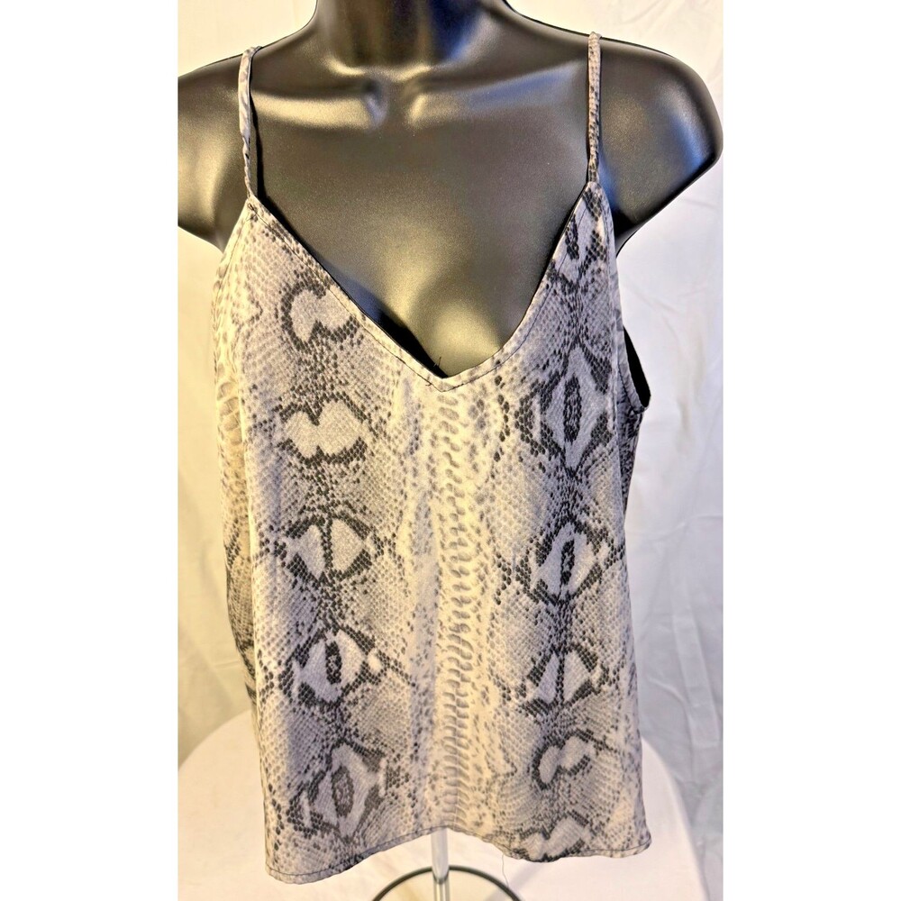 Animal Print Snakeskin Sleeveless Whimsygoth Top Women's XL Mobwife Punk Goth